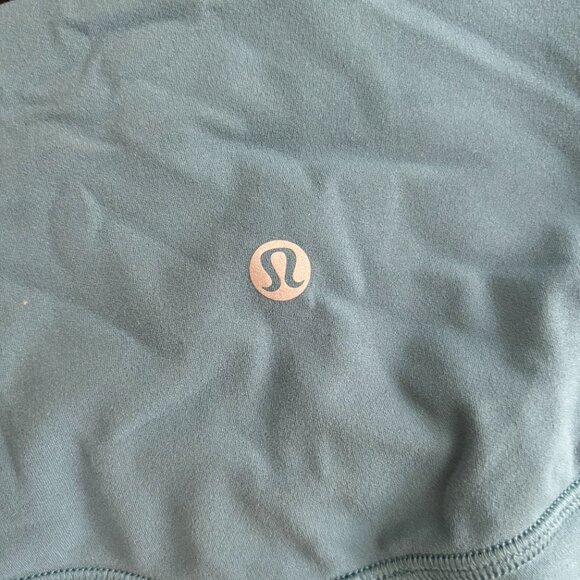 Like New Lululemon align biker short - Size 6, Blue - Picture 4 of 6